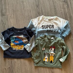 Zara Baby & Tea Sze 3-6Mths Longsleeve Tees & Sweatshirt LNC